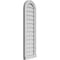 Ekena Millwork Round Top Surface Mount PVC Gable Vent w/ 2"W x 2"P Brickmould Sill Frame, 12"W x 40"H GVPRT12X4003SN - alternate 3